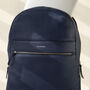 Goswell Leather Backpack Blue, thumbnail 1 of 4