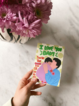 I Love You Dady Greeting Card, 3 of 7