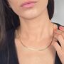 18ct Gold Filled Box Link Chain Necklace, thumbnail 3 of 4