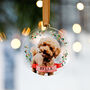 Personalised Puppy Dog's First Christmas Decoration, thumbnail 4 of 6