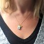The Duo K2 Jasper Necklace, 18ct Gold Plated, thumbnail 5 of 10