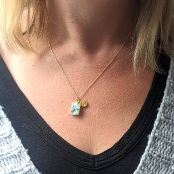 The Duo K2 Jasper Necklace, Gold, 5 of 10