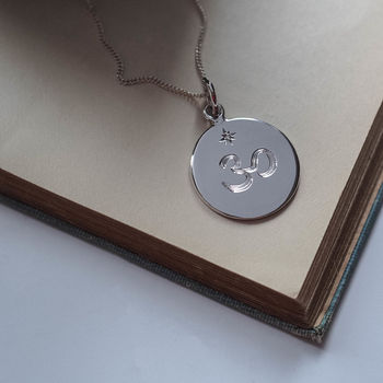 Crown Chakra Birthstone Necklace In Silver Or Gold, 2 of 5