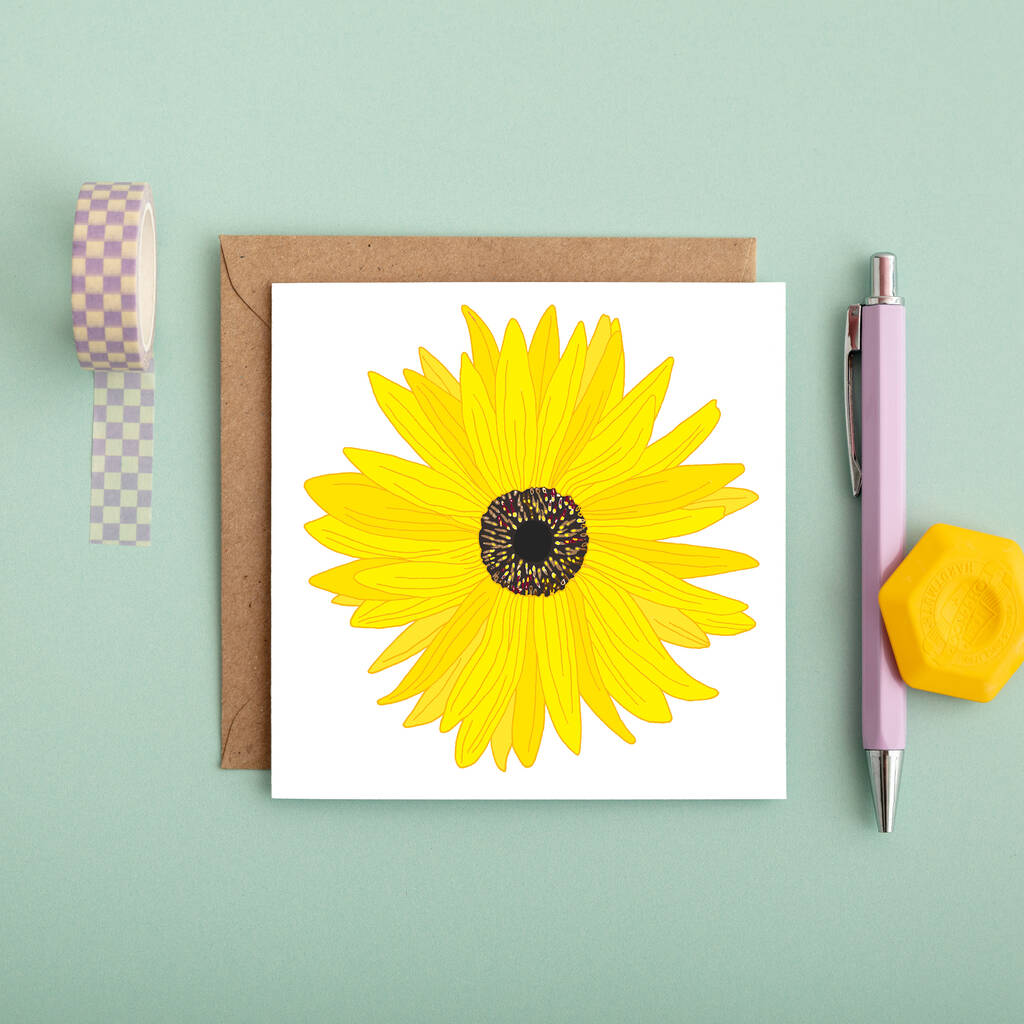 Sunflower Greeting Card, 1 of 3