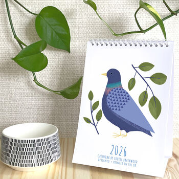 2026 Illustrated Birds Wall Calendar, 6 of 6