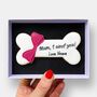 Personalised Best Mum Dog Bone Iced Biscuit Mother's Day Letterbox Gift, thumbnail 1 of 10