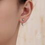 Moonstone Ear Jacket In Sterling Silver, thumbnail 3 of 10