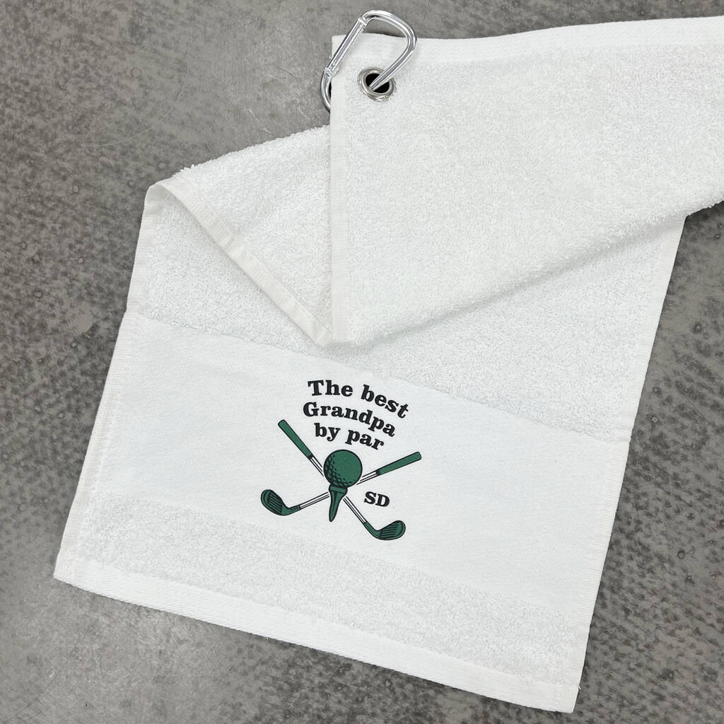 Best By Par Personalised Golf Towel, 1 of 2