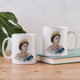 Queen Elizabeth With Tattoos Commemorative Mug, thumbnail 1 of 2