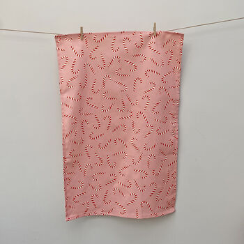 Candy Cane Tea Towel, 6 of 8