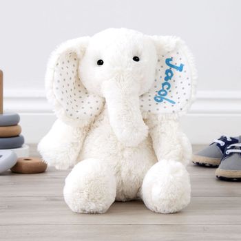 white elephant soft toy