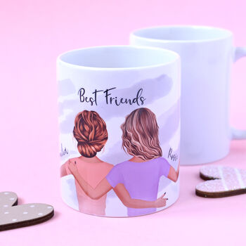Personalised 'Best Friends' Mug, 5 of 5