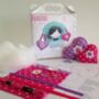 Activity Sewing Craft Kit Spotty Hearts, thumbnail 2 of 6