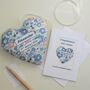 New Baby Liberty Print Heart, thumbnail 6 of 8