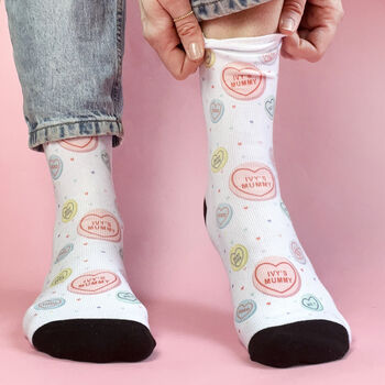 Personalised Love You Mummy, Birthday Socks, 2 of 2