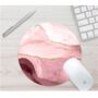 Personalised Blush Pink Marble Mouse Mat, thumbnail 1 of 11