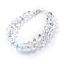 Swarovski Crystal Double Strand Wedding Bracelet, thumbnail 1 of 2