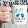 Personalised 'First Father's Day' Typography Mug, thumbnail 1 of 2