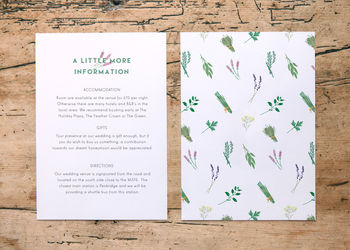 Herb Garden Wedding Stationery Collection, 11 of 11
