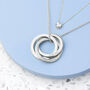 Personalised Russian Ring Layered Necklace, thumbnail 2 of 8