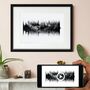 Personalised Father's Day Playable Soundwave Print, thumbnail 1 of 5