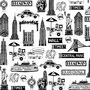 New York Illustrated Black And White Print, thumbnail 5 of 7