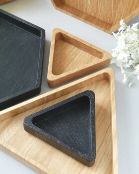 Wooden Triangle Tray, 3 of 4