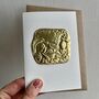 Handmade Gold Foil Lunar New Year Of Horse Card, thumbnail 1 of 3