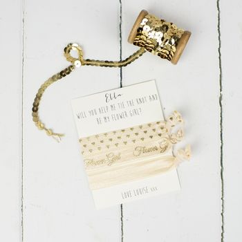 Will You Be My Bridesmaid Hair Tie Card, 5 of 6