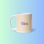 His / Hers Or Theirs Pronouns Ceramic Mug, thumbnail 3 of 4