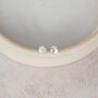 Sterling Silver Nugget Studs, thumbnail 9 of 10