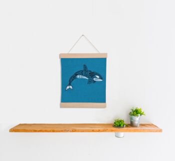 Orca Banner Embroidery Kit, 2 of 4