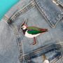 R.S.P.B. Lapwing Bird Sew On Patch, thumbnail 2 of 2