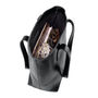 Personalised Black Buffalo Leather Open Tote, thumbnail 6 of 9