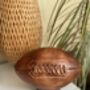 Full Sized American Football With Wooden Display, thumbnail 4 of 5