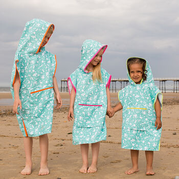 Children's Beach Poncho Towel, 6 of 9