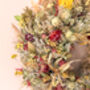 Statice Dried Wreath For Christmas, thumbnail 6 of 6