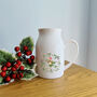 Christmas Hazel Dormouse Flower Jug, thumbnail 5 of 7