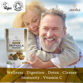 Ausha Organic Triphala Powder 100g Gut Health Digestion UK Certified Organic By Soil Association, 8 of 9