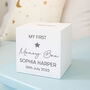 Personalised My First Wooden Money Box, thumbnail 2 of 3