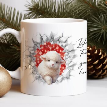 Personalised Christmas Sheep Break Through, 9 of 12