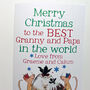 Big Personalised Grandparents Christmas Card, thumbnail 9 of 9