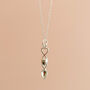 Sterling Silver Lovespoon Pendant Necklace, thumbnail 1 of 5