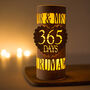 1st Anniversary 365 Days Personalised Lantern, thumbnail 4 of 7