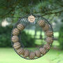Personalised Charcoal Grey Ring Garden Bird Feeder, thumbnail 1 of 7