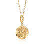 Aquarius Zodiac Necklace, Sterling Silver Or Gold Plated, thumbnail 3 of 9