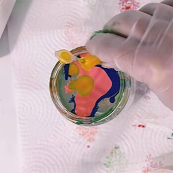 Candle Marbling Kit With Choice Of Paint Colours, 2 of 7