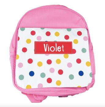 Personalised Back To School Patterned Rucksack, 5 of 8