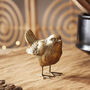 Gold Robin Bird Ornament, thumbnail 1 of 2