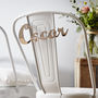 Personalised Wedding Chair Sign, thumbnail 5 of 11